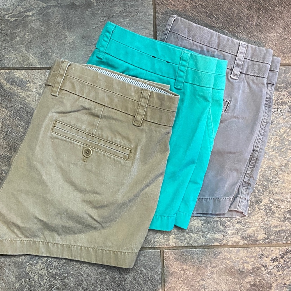 J. Crew Women's Shorts - Tan, Teal, Gray